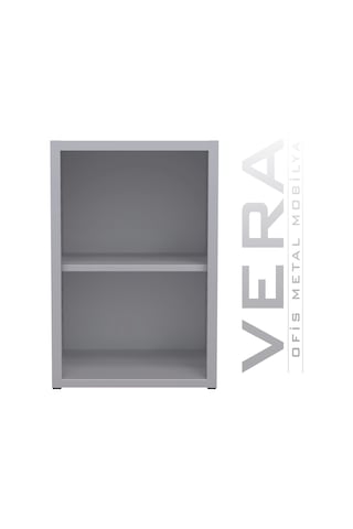 Çelik Dosya Dolabı Kapısız Evrak Dolabımetal Dolap Ofis Dolapları Arşiv 50x50x75 Gri / Gri