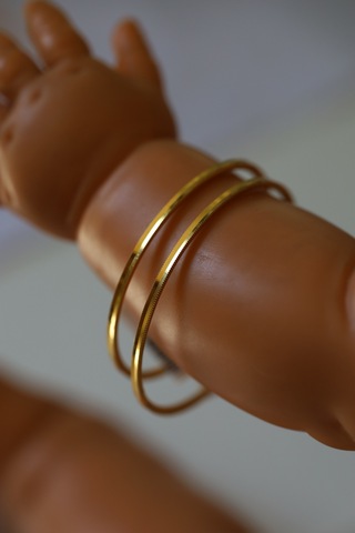 Yenigün Kuyumculuk 14 Ayar Altın 10,2 Gr İkili Çocuk Ajda Altın Bilezik