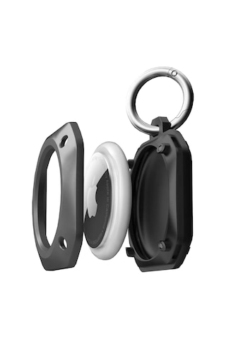 Buff Tagsafe Proshield Taşınabilir Anahtarlık Airtag Kılıf Black