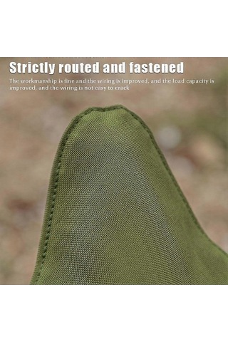 Bloomnest Üçgen Kamp Tabure Kumaş Katlanır Sandalye Balıkçılık Kampçılık Plaj Bahçe Yürüyüş Koltuk A1045 Altın-siyah Altın - Siyah