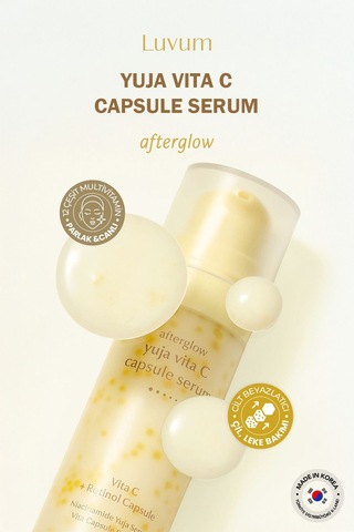 Luvum Kapsüllenmiş Retinol Ve Vitamin Içeren Leke Serumu Afterglow Yuja Capsule Serum