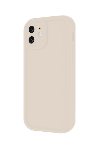 Apple İphone 11 Kılıf Viera Silikon - Krem