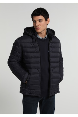 Colin's Colins Slim Fit Kapüşonlu Fermuarlı Astarlı Erkek Lacivert Mont Cl1082935 Q1.v1 Nav