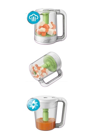 Philips Avent SCF870 Wasabi Bebek Buharlı Pişirici ve Blender