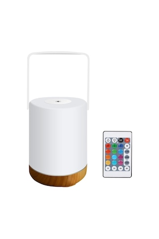 Novahub Led Gece Lambası Usb Şarj Edilebilir Rgb Renk Ve Sıcak Beyaz Aydınlatma Lambası Taşınabilir Saplı Bebek Çocuk Odası Yatak Odası İçin, Ergonomik Tasarım Diğer