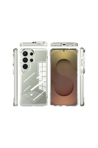 Samsung Uyumlu Galaxy S26 Ultra Kılıf Redclick T-max Kapak Şeffaf