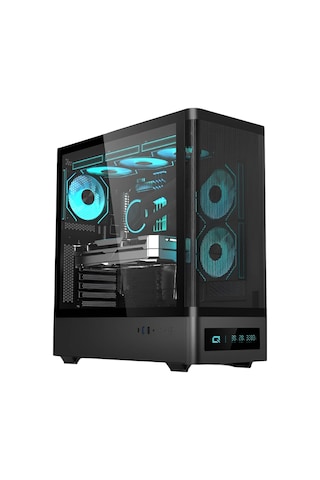 Quantum Gaming Hyper DRIVER i5-14400F 16 GB 500 GB NVMe SSD 8 GB RTX5060 Masaüstü Oyuncu Bilgisayarı