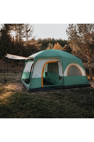 İlkMevsim Keops 8 Kişilik 420 x 300 x 220 CM Kamp Çadırı Çok Renkli