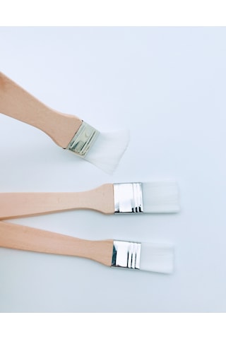 Hannah Bomeijia 3lü Zemin Fırçası Beyaz Kıl Fırça