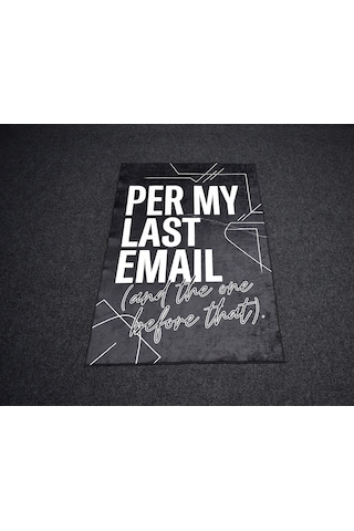 Zehra Abla Halı Yeni Lüks Dekoratif Per My Last Email Tasarım Digital Baskı Makine Halısı 7119 Çok Renkli