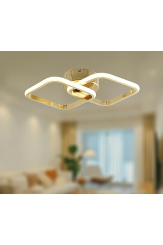Tt405-2-fsr Tt Ayd 3 Renk Işık Fransız Sarı Kaplama Led Avize Rose Gold