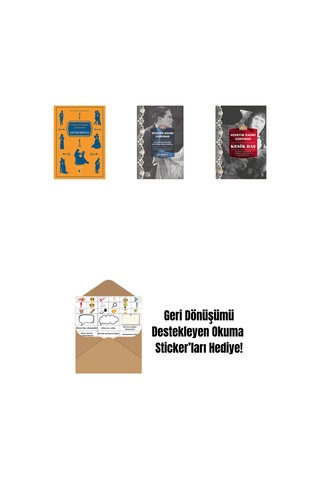 Mürebbiye + Kuyrukluyıldız Altında Bir İzdivaç Cep Boy + Kesik Baş Günümüz Türkçesiyle + Okuma Sticker'ları