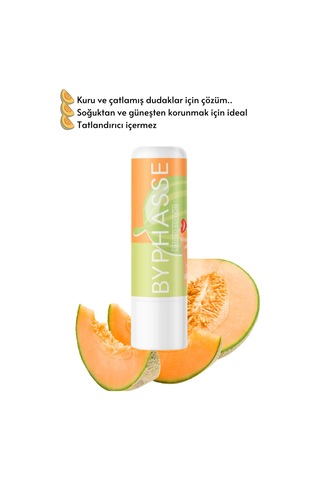 Byphasse Kavun Aromalı Nemlendirici Dudak Bakım Kremi 4.8 G