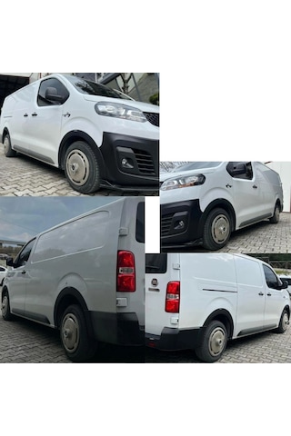 Fiat Scudo 2022 2023 2024 2025 Uyumlu Kapı Ve Çamurluk Koruma Premium Dodik Seti Siyah 8 Parça Tam Set