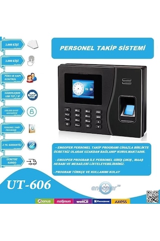 Parmakizi Kartlı Şifreli Personel Takip Sistemi Kurulum Eğitim