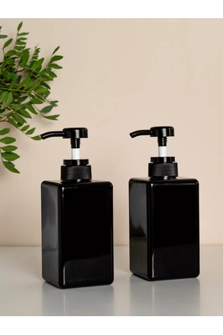 Aromaflow Banyo İçin Sıvı Sabun Dozajlayıcı Seti 2 Adet 160971899 Siyah