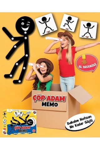 Kidsan Çöp Adam Memo Oyunu