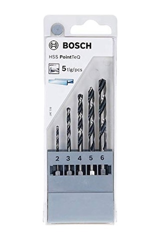 Professional 5 Parçalı Pointteq Altıgen Matkap Seti Metal İçin, Ø: 2-6 Mm, Çalışma Uzunluğu: 24-57 Mm, Toplam