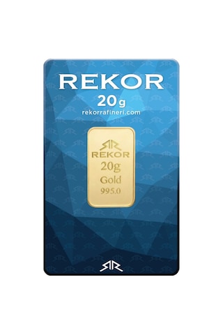 1 Adet 20 Gr 24 Ayar Altın 995 Rekor