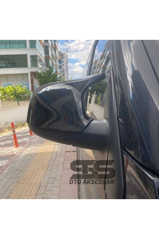 Transporter T6-t7 Uyumlu Yarasa Batman Ayna Kapağı Plastik Piano Black 2010-2022 Transporter T6 Ayna