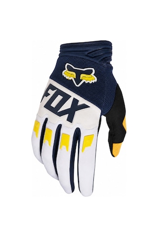 Fox Dirtpaw Beyaz Mavi Eldiven