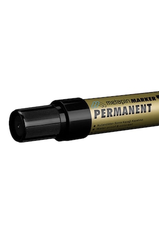 Metapin 10mm Permanent Koli Kalemi Siyah 10'lu