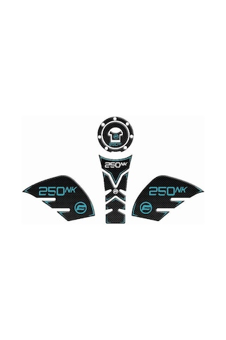Cf Moto 250 Nk 2018 - 2022 Uyumlu Tank Pad Set 001 Çok Renkli
