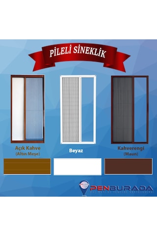 Plise-Pileli Sineklik Kapı Pencere Akordion Sineklik