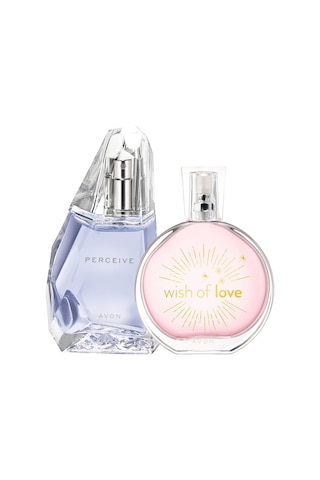 Avon Perceive Kadın Parfüm EDP 50 ML + Wish Of Love Kadın Parfüm EDT 50 ML