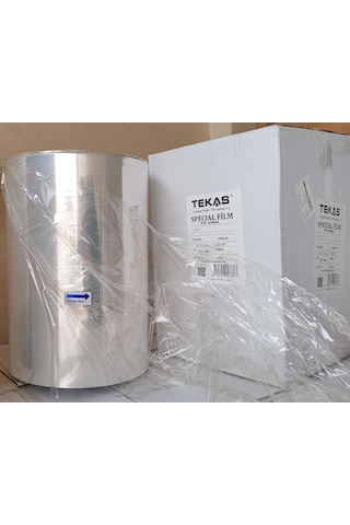 Tekas Ambalaj Pof Poliolefin Shring Film 52 CM 1332 M 15 Mikron