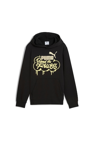 Puma Mıd90s Genç Kapüşonlu Sweatshırt 688468 01 Siyah