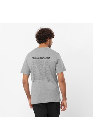 Salomon Graphic Performance Erkek Tişört C-sal221960e50g01 Gri