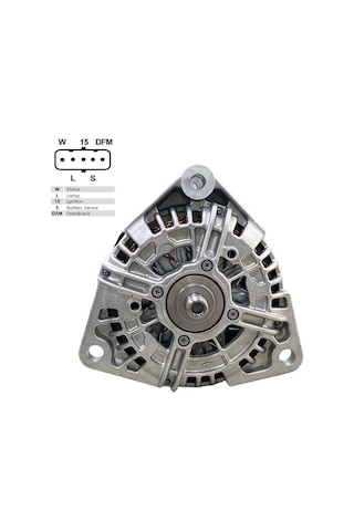 Seg 24v Alternatör Dinamo 100 A 5 Fiş Soketli W-l-15-s-dfm Mercedes Axor/varıo/actros 2003