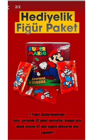 Super Marıo Hediyelik Fiğür Paket 1 Adet