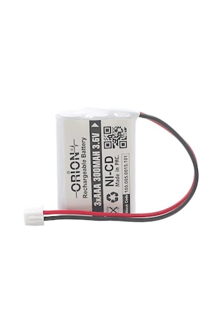 Orion Aaa 3.6v 300mah Ni-cd Kablo Ve Konnektörlü Şarjlı Pil-1908