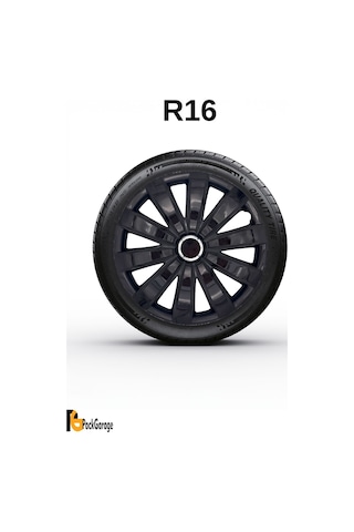Volkswagen Up Club 16'' İnç Jant Kapağı 4 Adet Siyah S117