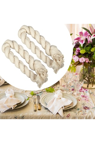 Homyl 2x Şifon Masa Örtüsü Parti Malzemeleri Düğün Gelin Duşu Bej