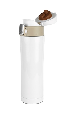 Çelik Termos Bardak 500 ML Kilitli Thermos Mug Kupa Araç Termos C