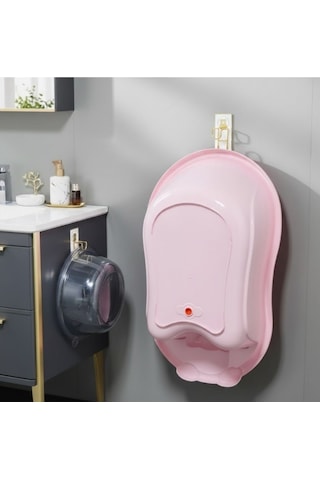 Mucit Home Bebek Küveti Askısı 2 Adet Gold Ayıcıklı Çok Amaçlı Leğen Askısı şeffaf