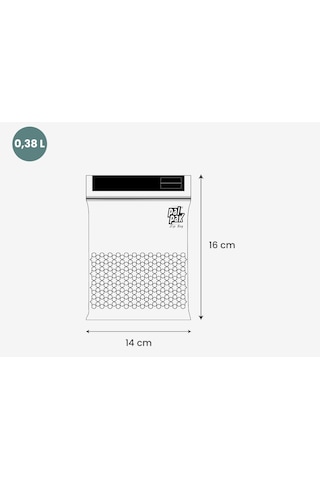 Zip Bag Premium Kilitli Çok Amaçlı Poşet 20 Adet 14x16 Cm