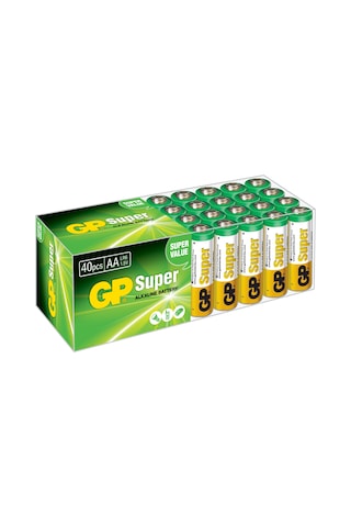 GP 15A-2VS40 Alkalin AA Kalem Pil 40'lı