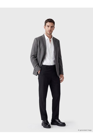 Lcw Busıness Siyah Regular Fit Erkek Blazer Ceket