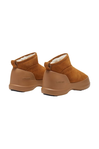M008 Cognac Bot Kadın 80d2500070 Moon Boot Mezzallina Low Boot Suede Kırmızı
