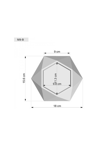 Geometrik Mermer Desenli Beton Saksıda Limon Ağacı Sarı - Yeşil