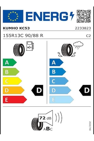 Kumho 155R13C 90/88R 8Pr Portran Kc53 Yaz Lastiği 2024