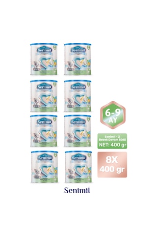 Senimil 2 Bebek Devam Sütü 400 G 8 Adet