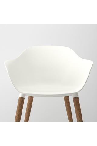 Kolçaklı Sandalye, Beyaz Beyaz