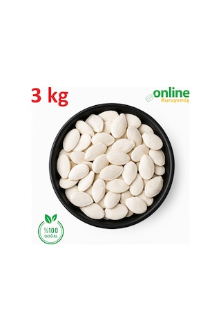 Sade Kavrulmuş Kabak Çekirdeği 3 KG