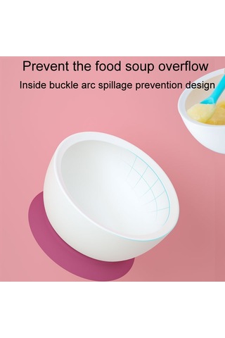 Sones Bebek Tamamlayıcı Gıda Kabı Kapaklı Bebek Beslenme Sofra Takımı Vakumlu Kase Mavi