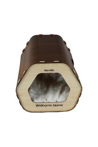 Herniks Mdf Altıgen Kedi Evi 36 CM Hr3029